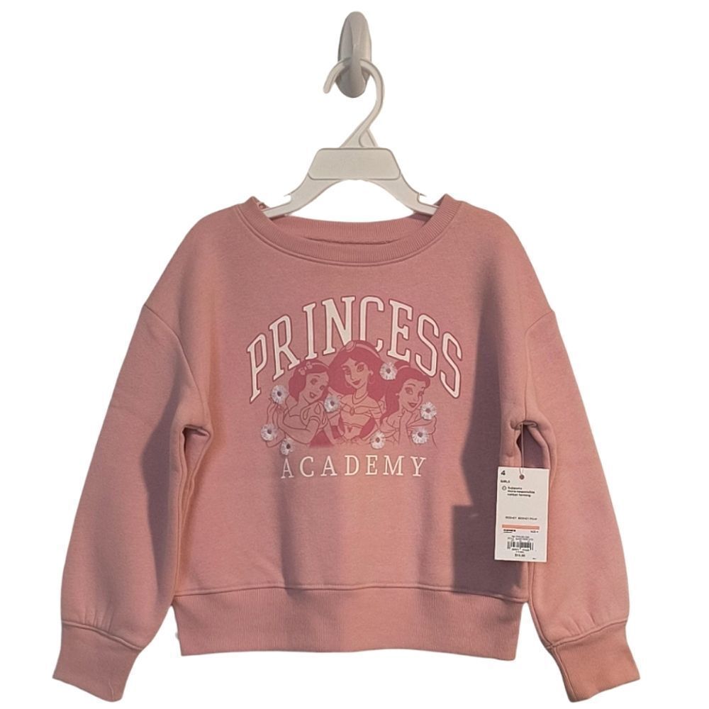 Jumping Beans Disney Princess Academy Pink Fleece Sweatshirt